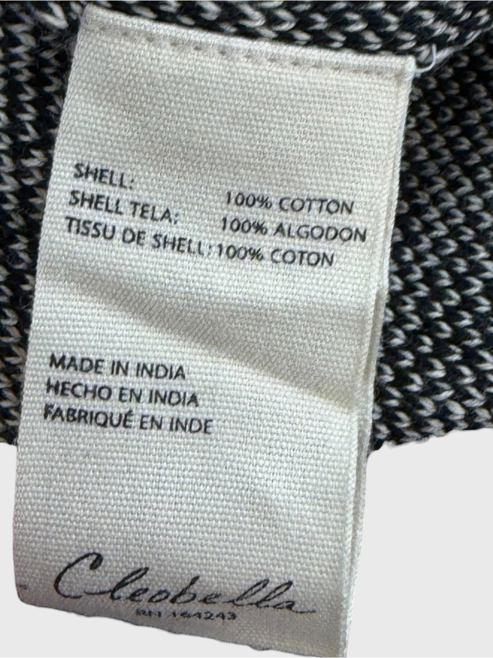 Cleobella New with Tags Black Ivory Abstract Geometric Print Marybeth Cardigan - Picture 6 of 8